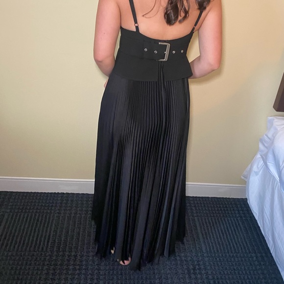 A.L.C Gwen Pleated Midi Dress - Picture 3 of 5